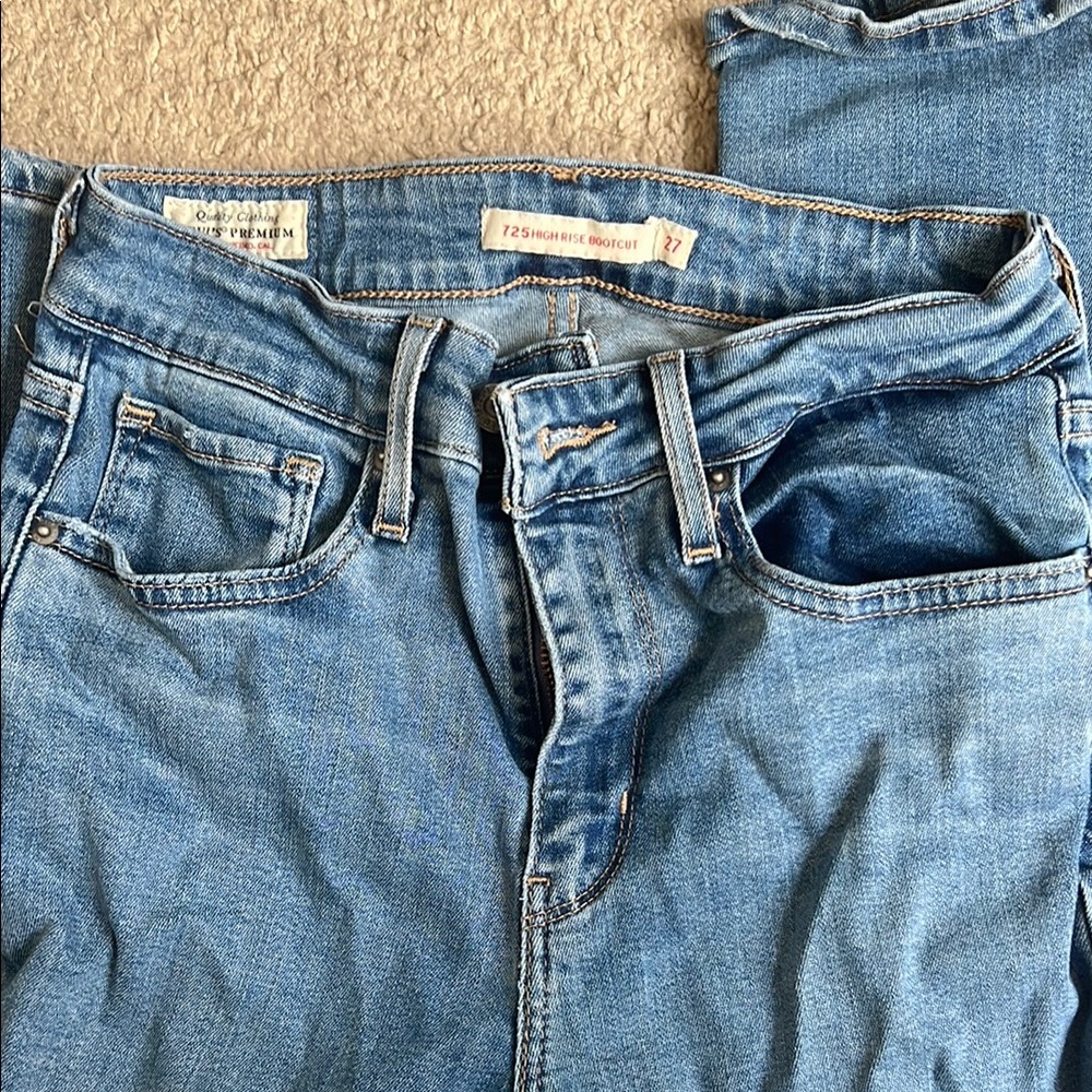 Levi's Light Blue High Rise Bootcut Jeans
